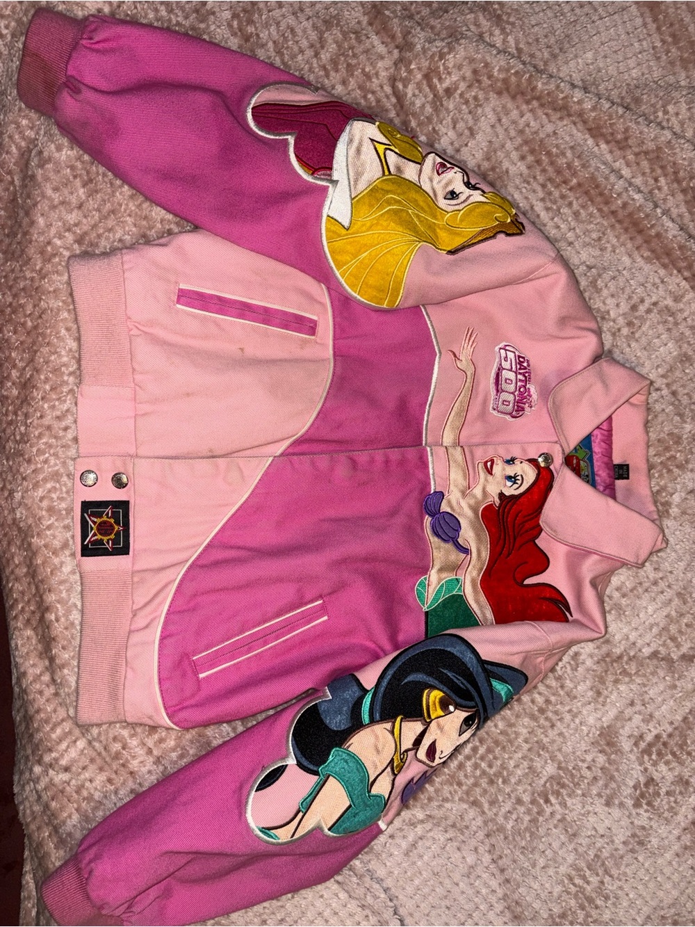 RARE 2006 Disney Princess Daytona 500 Racing Jacket